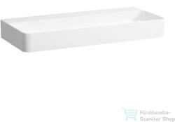 Laufen Val SaphirKeramik 95x42 cm-es mosdó csaplyuk és túlfolyó nélkül, LCC bevonattal, fehér H8102874001121 (H8102874001121)
