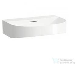Laufen Sonar 60x42 cm-es csiszolt aljú mosdó csaplyuk nélkül, LCC bevonattal, fehér H8163424001091 (H8163424001091)