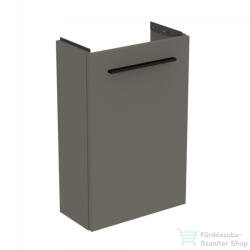 Ideal Standard I. Life S 41x20, 5 cm-es 1 ajtós fali szekrény mosdó és fogantyú nélkül, Quartz grey matt T5296NG (T5296NG)