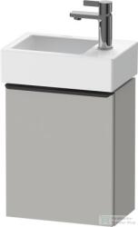 Duravit D-NEO 364x222 mm-es 1 ajtós függesztett szekrény 072438 mosdóhoz, jobbos, Concrete Grey Matt Decor DE4218R0707 (DE4218R0707)