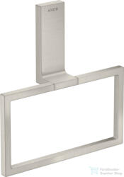 Hansgrohe AXOR UNIVERSAL RECTANGULAR törölközőtartó gyűrű, rozsdamentes acél hatású 42623800 (42623800)