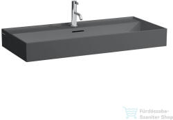 Laufen Kartell 100x46 cm-es csiszolt aljú mosdó, Graphite matt H8163377581041 (H8163377581041)