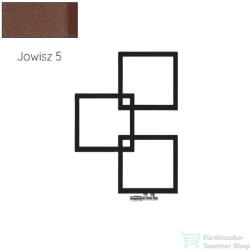 Radeco LOCO 3 MINI 707x500 design radiátor, JOWISZ 5 (matt barna) színben, balos (Radeco_LOCO_3_MINI_B_JOWISZ5)