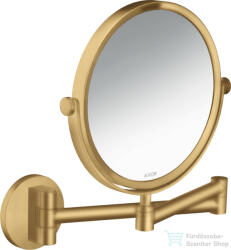 Hansgrohe AXOR UNIVERSAL CIRCULAR fali kozmetikai tükör, szálcsiszolt arany hatású 42849250 (42849250)