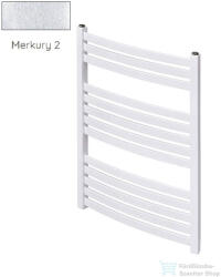 Radeco ENZO AK1-500/EL 415x530 törölközőszárítós radiátor, MERKURY 2 (ezüst) színben (Radeco_ENZO_AK1_500_EL_MERKURY2)