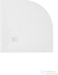 Zenon Angular Slate 70x70 cm-es negyedköríves zuhanytálca, Nieve ANG70NI (ANG70NI)