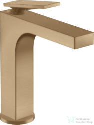 Hansgrohe AXOR CITTERIO 160 magasított mosdó csaptelep automata leeresztővel, szálcsiszolt bronz 39023140 (39023140)