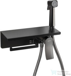 SAPHO SUGA falbasüllyesztett bidézuhany szett, telefon és WC-papírtartóval, gun metal (TJ040GM) (TJ040GM)
