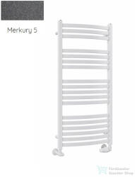 Radeco ENZO AK5-500/EL 1240x530 törölközőszárítós radiátor, MERKURY 5 (metál sötétszürke) színben (Radeco_ENZO_AK5_500_EL_MERKURY5)