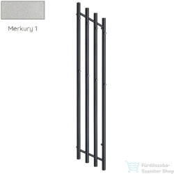 Radeco FUEGO KOLOR 1650x290 balos design radiátor, MERKURY 1 (metál ezüst) színben (Radeco_FUEGO_L_MERKURY1)