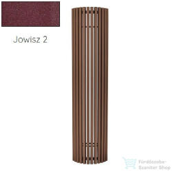 Radeco CARRERA P 1800x430 íves design radiátor, JOWISZ 2 (metál bordó) színben (Radeco_CARRERA_P_JOWISZ2)