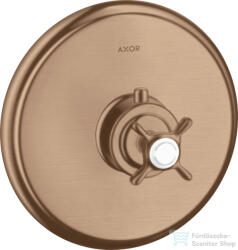 Hansgrohe Axor Montreux Highflow falsík alatti termosztátos színkészlet, szálcsiszolt vörös arany hatású 16815310 (16815310)