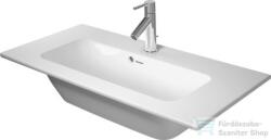 Duravit ME BY STARCK 83x40 cm-es bútorral aláépíthető mosdó, Wondergliss bevonattal, White Satin matt, 23428332001 (23428332001)