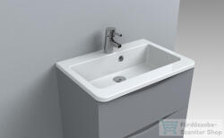 LunArt Anna 59, 3x41, 7 cm-es beépíthető öntöttmárvány mosdó, fényes fehér 5999123002457 (5999123002457)