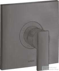 Hansgrohe AXOR Citterio falsík alatti kád/zuhany csaptelep, szálcsiszolt fekete króm 39655340 (39655340)