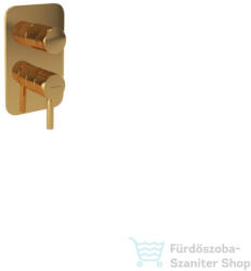 Bugnatese Kobuk falsík alatti kád/zuhany csaptelep belső egységgel, arany 2292DO (2292DO)