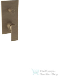 Bugnatese Atelier falsík alatti kád /zuhany csaptelep belső egységgel, matt bronz 9472BO (9472BO)
