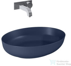AREZZO design pultra ültethető mosdó RIKA 52x40 cm, matt kék AR-146050 (AR-146050)