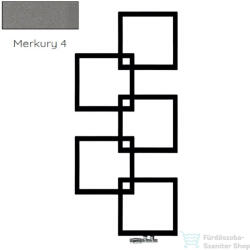 Radeco LOCO 5 MINI 1123x500 design radiátor, MERKURY 4 (metál szürke) színben, balos (Radeco_LOCO_5_MINI_B_MERKURY4)