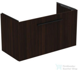 Ideal Standard I. Life S 80x37, 5 cm-es 1 fiókos fali szekrény mosdó és fogantyú nélkül, Coffee oak T5294NW (T5294NW)