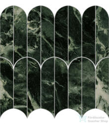 Marazzi Allmarble Verde Aver Lux Mosaico Ventaglio 29, 8x29, 8 cm-es padlólap M9PF (M9PF)