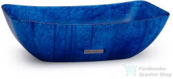 S.V.I.S. Design mosdó 50 cm VIRGO BASIC - HURRICANE, kék, matt lakk UBX. VIRGO. BC. 050.000. HU. 01.1 (UBX_VIRGO_BC_050_000_HU_01_1)