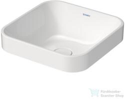 Duravit HAPPY D. 2 PLUS 40x40 cm-es ráültethető csiszolt mosdó Wondergliss bevonattal, fehér 23594000001 (23594000001)