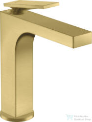 Hansgrohe AXOR CITTERIO 160 magasított mosdó csaptelep nem zárható leeresztővel, szálcsiszolt sárgaréz hatású 39024950 (39024950)