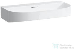 Laufen Sonar 80x42 cm-es csiszolt aljú mosdó csaplyuk nélkül, fehér H8163440001091 (H8163440001091)