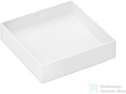 Hansgrohe XUNIVA EVO E 40x40 cm-es pultra ültethető mosdó, matt fehér 60324700 (60324700)