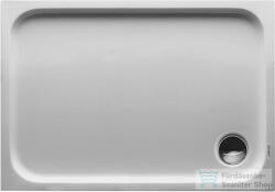Duravit D-CODE 100x70 cm-es zuhanytálca Antislip bevonattal, leeresztő nélkül, 720093000000001 (720093000000001)