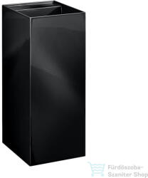 Laufen Kartell By Laufen szabadon álló mosdó csaplyuk és túlfolyó nélkül, speciális rejtett lefolyóval, fényes fekete H8113310201121 (H8113310201121)