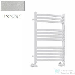 Radeco ENZO AK1-600/EL 415x630 törölközőszárítós radiátor, MERKURY 1 (metál ezüst) színben (Radeco_ENZO_AK1_600_EL_MERKURY1)