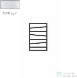 Radeco VIBO 1 821x550 design radiátor, MERKURY 2 (ezüst) színben (Radeco_VIBO_1_MERKURY2)