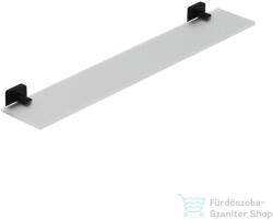 Kludi VELA S üveg polc, matt fekete 2597339 (2597339)