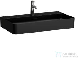 Laufen Val SaphirKeramik 75x42 cm-es mosdó, matt fekete H8102857161041 (H8102857161041)