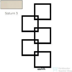 Radeco LOCO 5 MINI 1123x500 design radiátor, SATURN 3 (matt bézs) színben, balos (Radeco_LOCO_5_MINI_B_SATURN3)