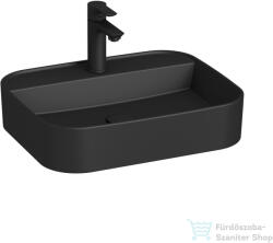 Jika Astra 50x40 cm-es pultra ültethető mosdó túlfolyó nélkül, matt fekete H8183627161111 (H8183627161111)