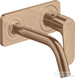 Hansgrohe AXOR Citterio M falsík alatti mosdó csaptelep 16, 7 cm-es kifolyóval, szálcsiszolt vörös arany hatású 34112310 (34112310)