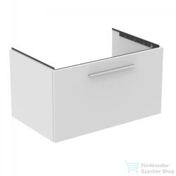 Ideal Standard I. Life B 80x50, 5 cm-es 1 fiókos fali szekrény mosdó és fogantyú nélkül, matt fehér T5271DU (T5271DU)