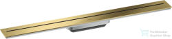 Hansgrohe AXOR DRAIN falhoz illeszthető 80 cm-es zuhanyfolyóka alaptest nélkül, polírozott arany hatású 42526990 (42526990)