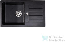 LunArt Lotti 77x45 cm-es öntött gránit mosogató medence szifon nélkül, Brocade 5999861632008 (5999861632008)