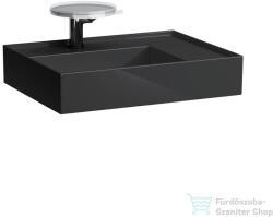 Laufen Kartell By Laufen 60x46 cm-es mosdó 1 csaplyukkal, fényes fekete H8183340201111 (H8183340201111)