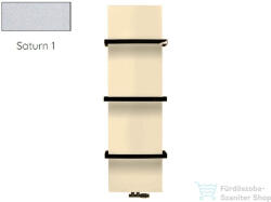 Radeco WALL NEW 1790x470 design radiátor törölközőtartó nélkül, SATURN 1 (metál jégszürke) színben (Radeco_WALL_NEW_SATURN1)