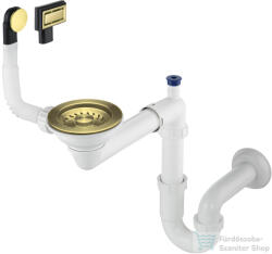 Deante Helytakarékos szifon gránit mosogatókhoz, szálcsiszolt arany ZXY_R949 (ZXY_R949)