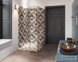 RIHO Define 402 140cm-es zuhanyfal, Copper matt G010012302 (G010012302)