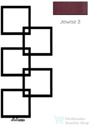 Radeco LOCO 5 MINI 1123x500 design radiátor, JOWISZ 2 (metál bordó) színben, jobbos (Radeco_LOCO_5_MINI_J_JOWISZ_2)