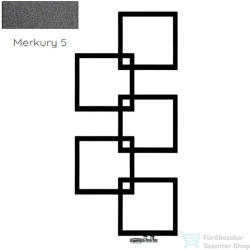 Radeco LOCO 5 MINI 1123x500 design radiátor, MERKURY 5 (metál sötétszürke) színben, balos (Radeco_LOCO_5_MINI_B_MERKURY5)