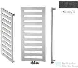 Radeco ROD 2 1160x550 design radiátor, MERKURY 6 (metál fekete) színben (Radeco_ROD_2_MERKURY6)