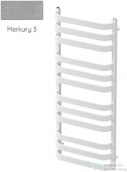 Radeco BILLY 3 1265x530 törölközőszárítós radiátor, MERKURY 3 (metál világosszürke) színben (Radeco_BILLY_3_MERKURY3)